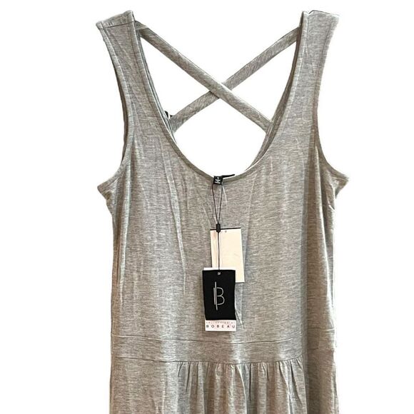B COLLECTION by BOBEAU Women’s Dress Maxi Tank Sleeveless Criss Cross Back Small - Picture 8 of 8